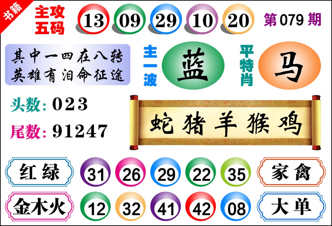 079期澳门主攻五码[图]